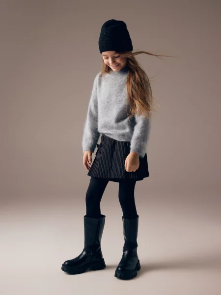 Reserved Gyapjú beanie sapka fekete