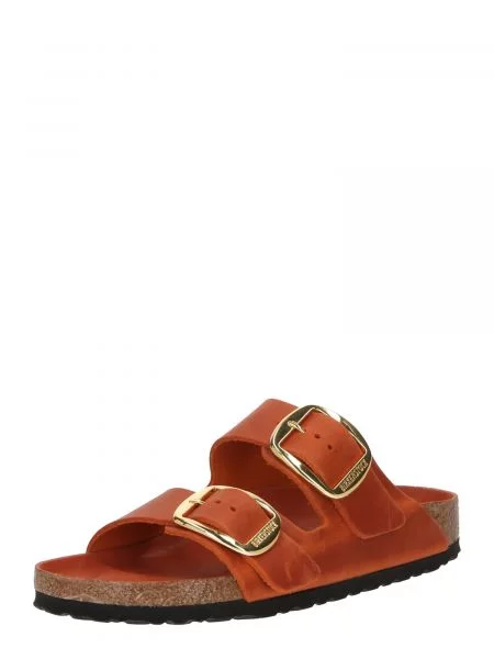 BIRKENSTOCK Papuci de casă Arizona roșu ruginiu portocaliu