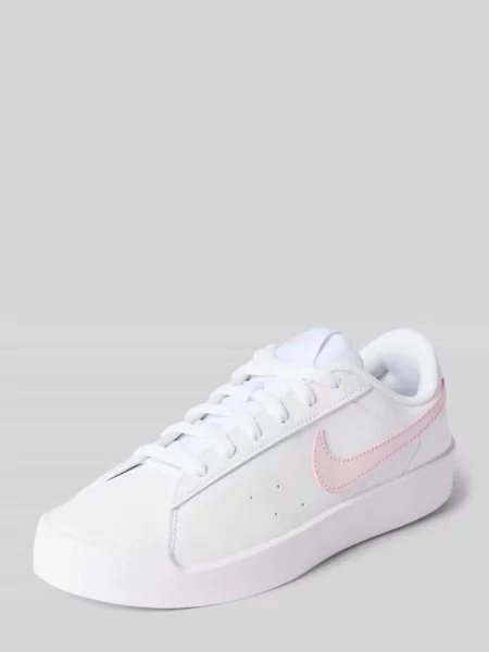 Sneakersy z detal z logo Nike białe