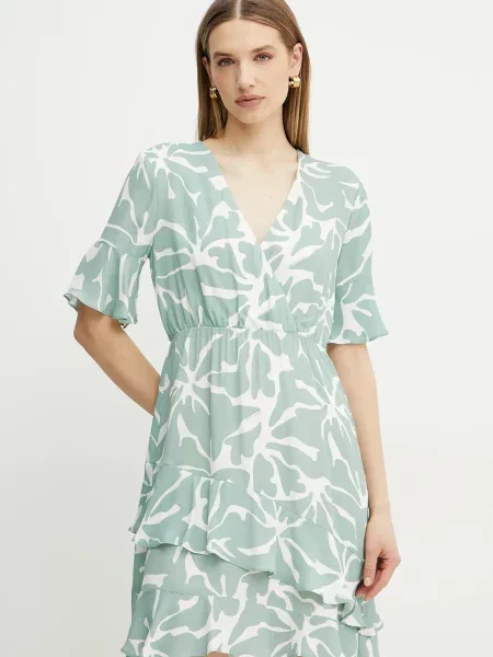 Fracomina rochie mini evazati verde