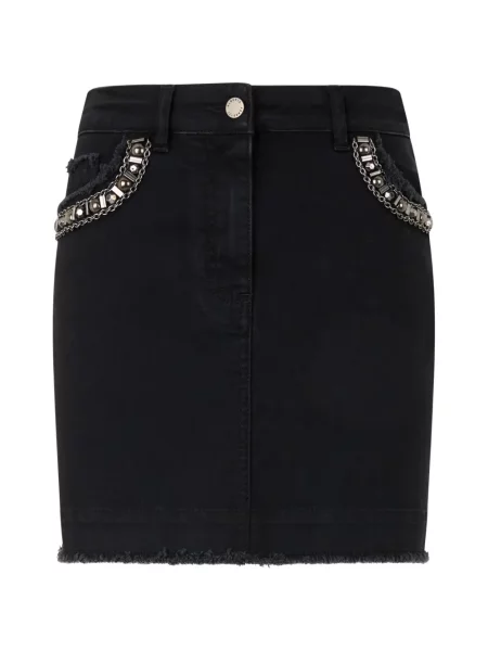 Fusta mini Alberta Ferretti negru