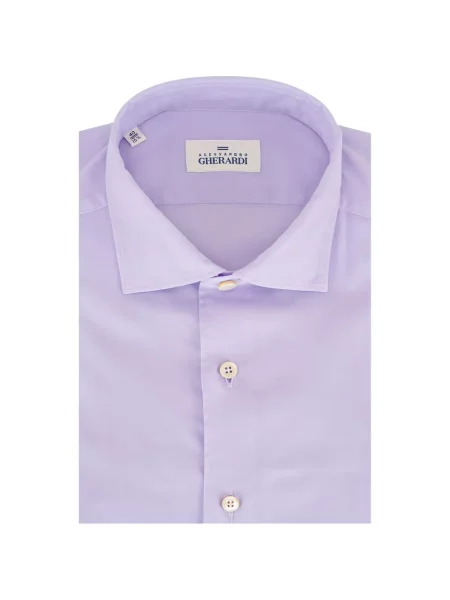 Gulerat cămașă Alessandro Gherardi violet