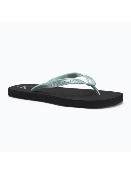 Žabky Calvin Klein Beach Sandal Monologo Tpu black/cloud blue černé