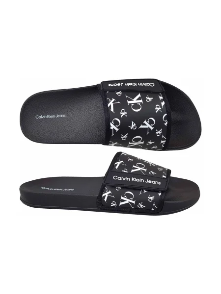 Šľapky Calvin Klein Jeans čierna