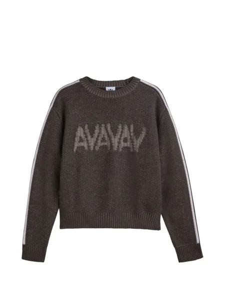 Top Adidas cu decolteu rotund cu dungi cu umerii deschiși negru