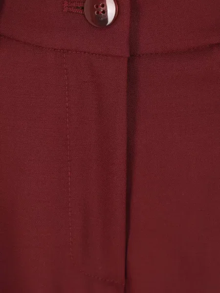 Pantaloni Crida plisate roșu