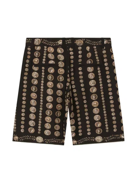 Bermudy dziecięce Dolce And Gabbana brązowe