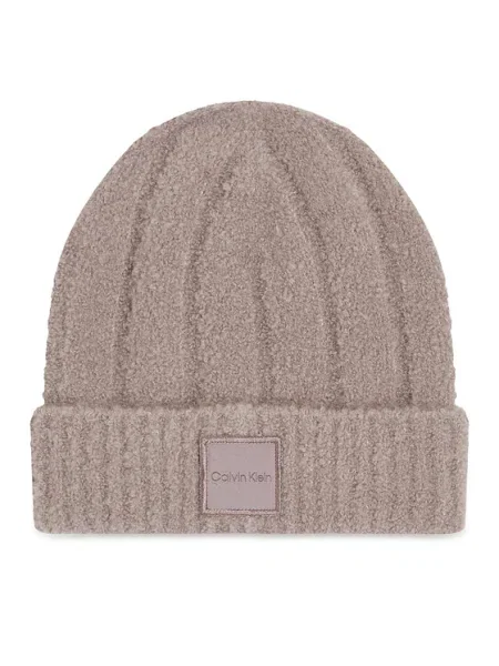 Calvin Klein Căciulă Modern Patch Chunky Bej roz