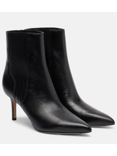 Cizme scurte Veronica Beard din piele negru