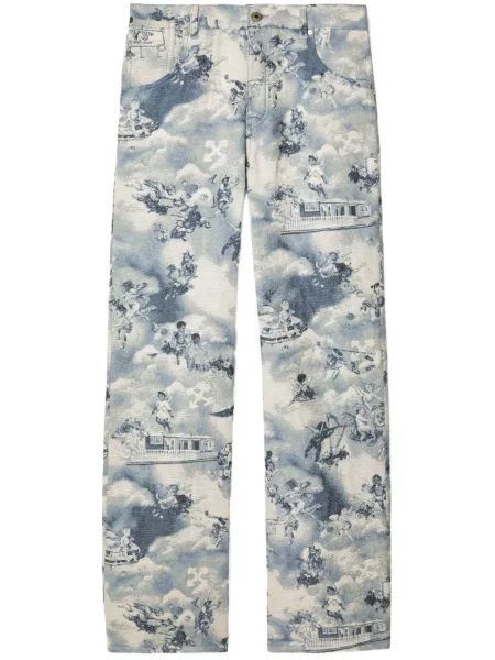 Blugi Off-white alb