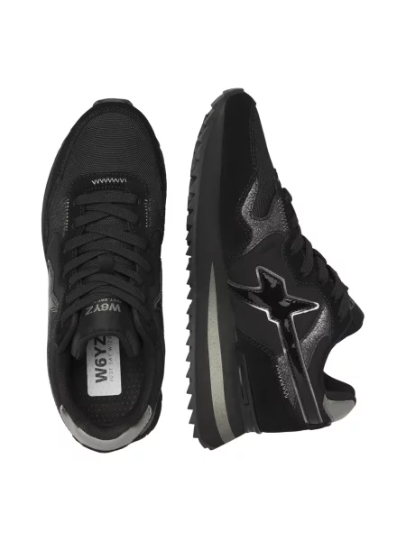 Sneakersy W6yz zamszowe czarne