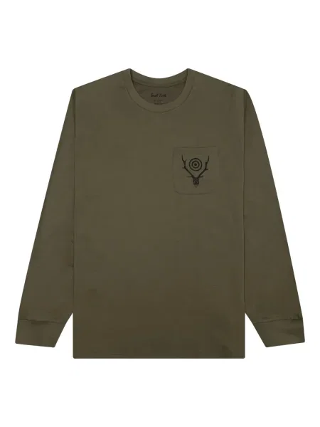 Tricou South2 West8 lung verde