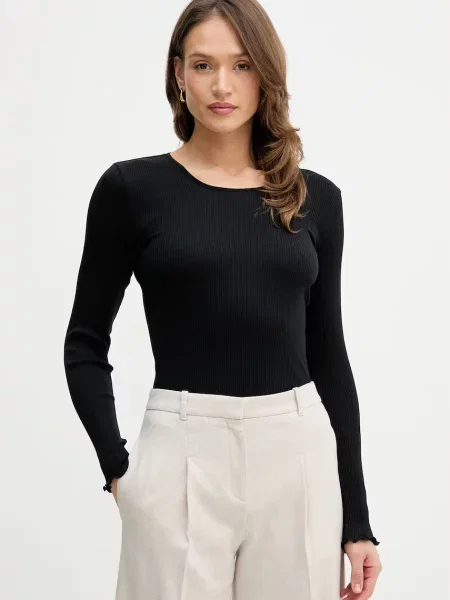 Tricou Mos Mosh de mătase negru