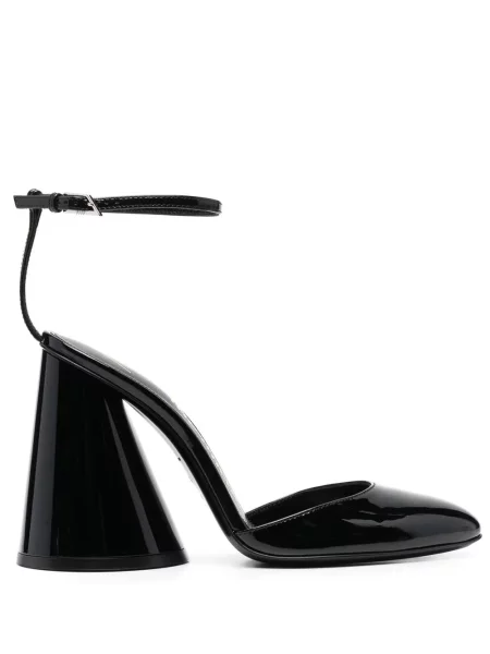 Pantofi cu toc The Attico din piele negru