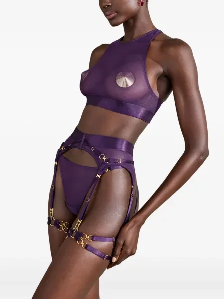 Sutien Bordelle plasă violet
