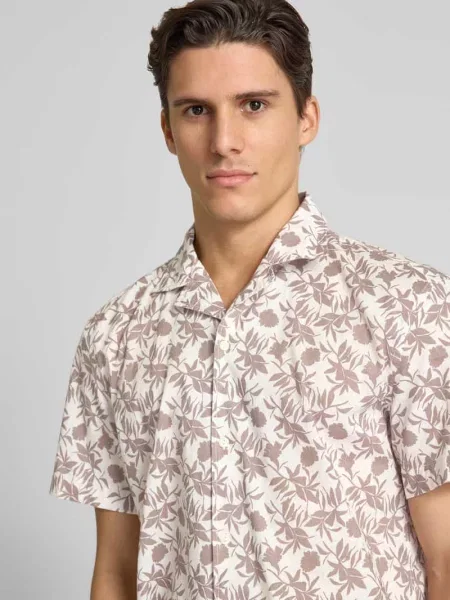 Koszula casualowa o kroju regular fit z rękawem o dł. model ‘Hanes’ Joop! Jeans beżowa