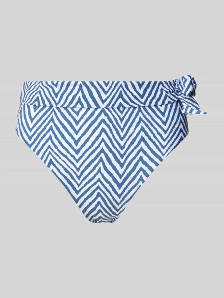 Figi bikini z wysokim stanem i bocznym wiązaniem model ‘YANKUN’ Barts niebieski