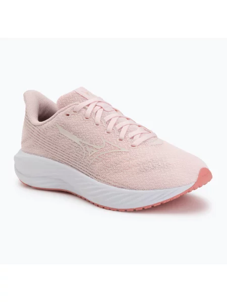 Детски обувки за бягане Mizuno Enerzy Rider Jr pinkesque/silver розово