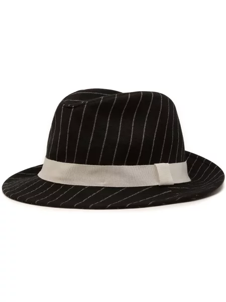Pălărie Dolce & Gabbana de lână cu dungi negru