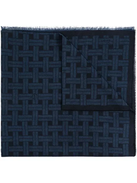 Fular Kenzo din jacard albastru