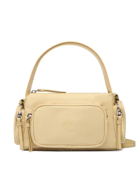 Calvin Klein Rankinė Pocket Nylon Bag W/Strap geltona