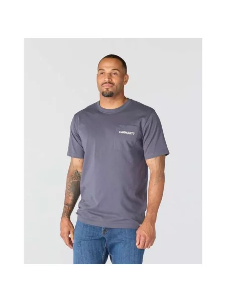 Koszulka damska Carhartt Irvine Relaxed Grill krótki rękaw szaroniebieski M szara