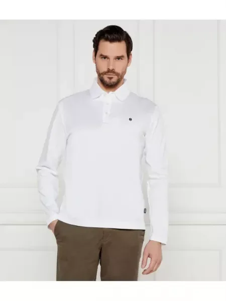 BOSS BLACK Polo C-Paley 01 alb