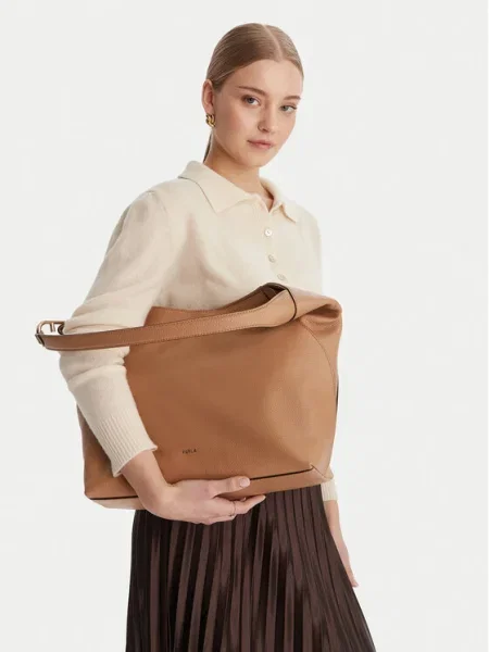 Geanta crossbody Furla maro