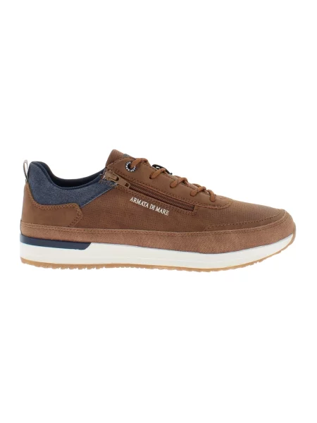 Sneakersy Armata Di Mare brązowe