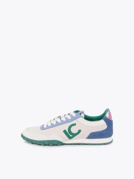 Lola Casademunt Tenisky královská / chladná / tmavě zelená / offwhite modrá