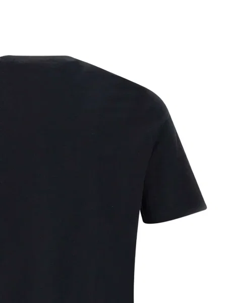Tricou Filippo De Laurentiis cu decolteu rotund negru