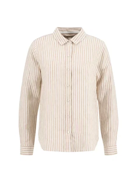 Lniana koszula Barbour beżowa