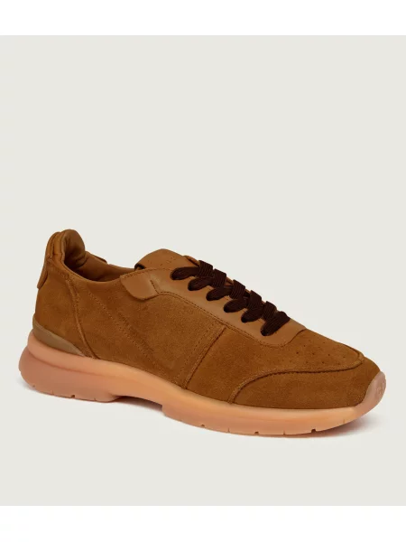 COPENHAGEN STUDIOS Sneakers | piele întoarsă maro