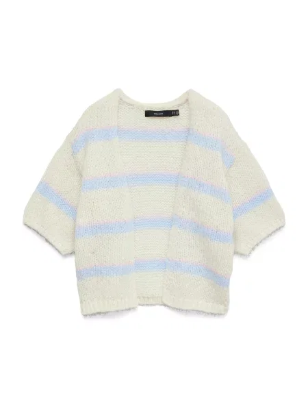 VERO MODA Pletena jopa VMMAYBE / svetlo modra bež