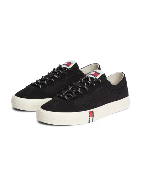 Sneakerși Tommy Jeans negru