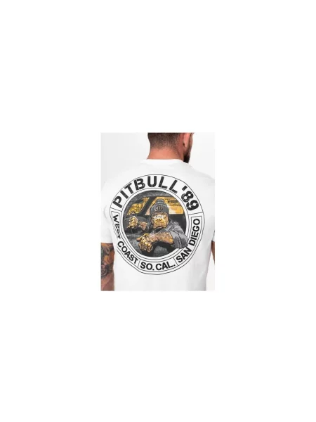 Tricou Pitbull alb