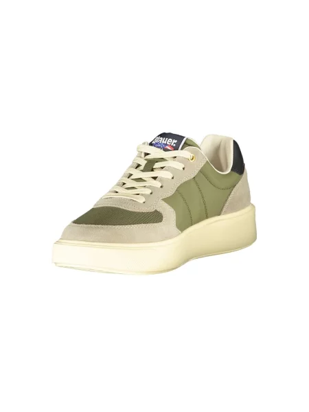 Lniane sneakersy Blauer zielone