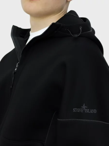 Куртка Stone Island с камнями черная
