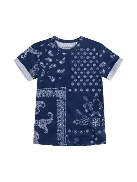 Tricou copii Pepe Jeans albastru
