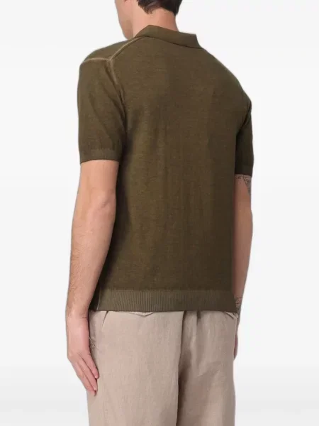 Tricou polo Blauer tricotate verde