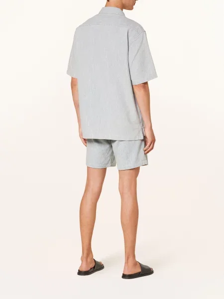 Samsøe Samsøe Koszula Z Krótkim Rękawem Saayo Comfort Fit blau niebieska