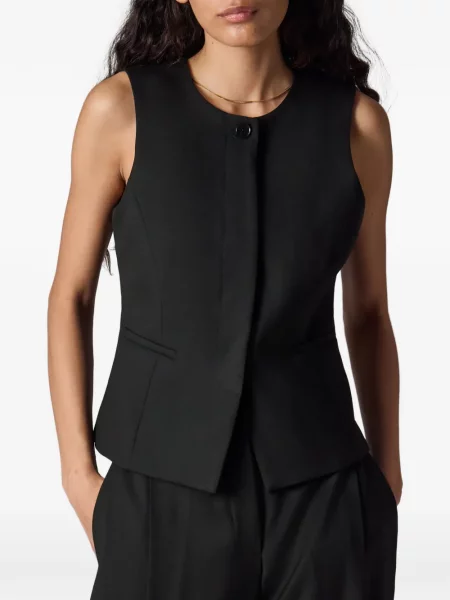 Vestă Paul Smith asimetrică negru