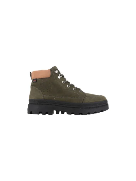 Pantofi Palladium Baskets maro