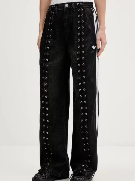 Adidas Originals jeansy czarne