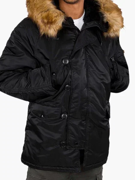 Alpha Industries geacă bărbați de iarnă negru