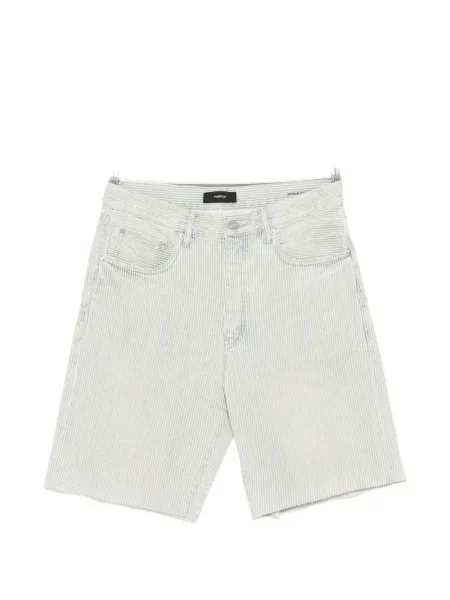 Pruhované kraťasy Purple Brand modré