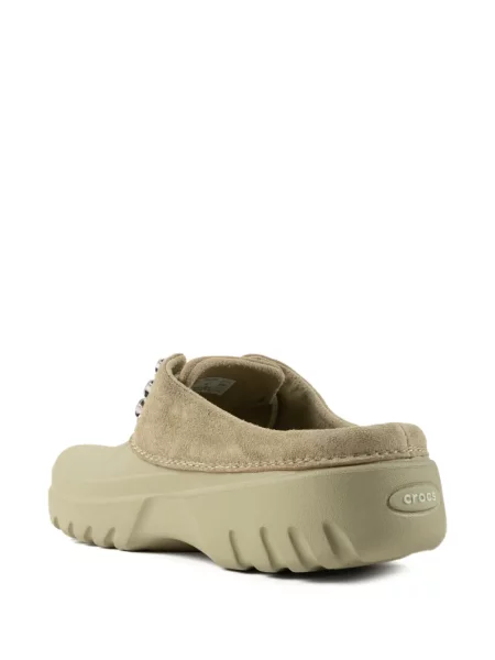 Papuci tip mules Crocs verde