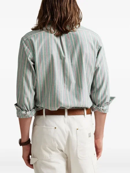 Șapcă Polo Ralph Lauren de mătase cu broderie cu dungi negru