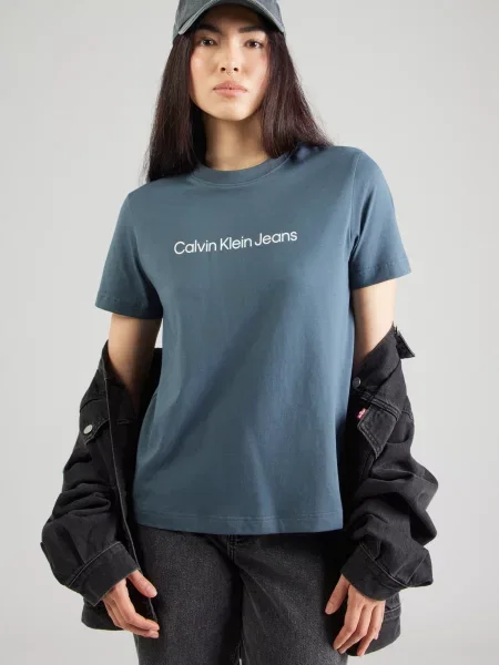 Calvin Klein Jeans Tricou CLASSIC opal alb