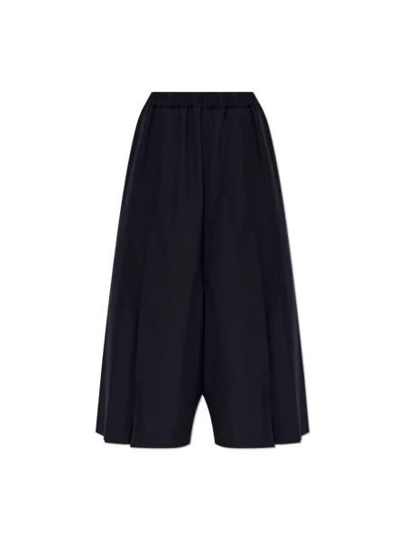 Spodnie Comme Des Garcons wełniane niebieskie